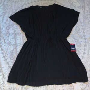 NWT Lands' End Swim Black Cover-Up Size XL/XXL